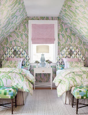 Wallcovering and fabric from the Wanderlust collection