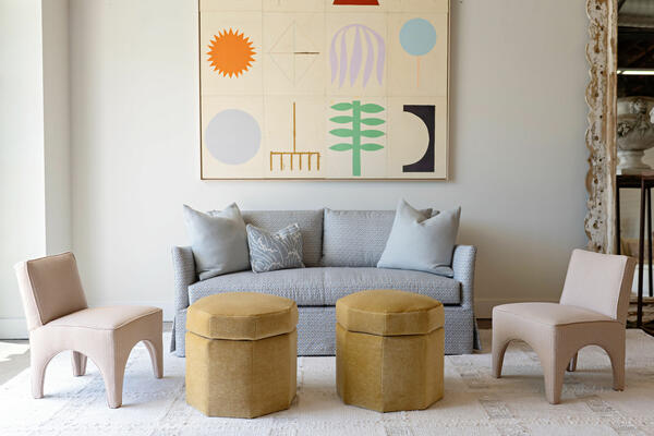 Introducing the Ivy storage ottoman, the perfect accent for any space 