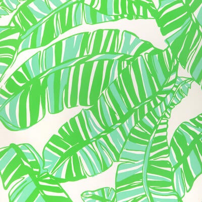 Featuring Go Bananas in White/Green