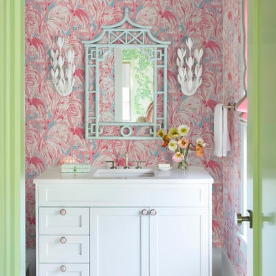 Charming powder room