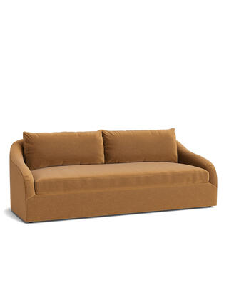 Laurel in performance velvet: Hazelnut
