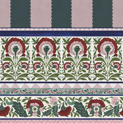 Pietra mural in Ruby (MKS029-R-Roll)