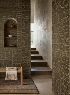 Odyssey wallcovering in Loam, MW157/06
