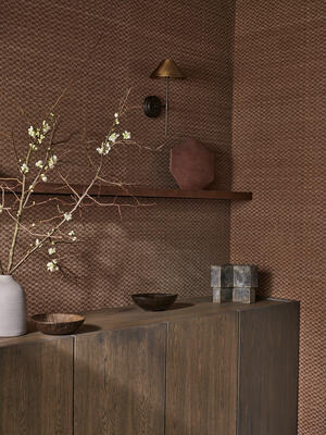 Tama wallcovering in Paprika, MW155/06