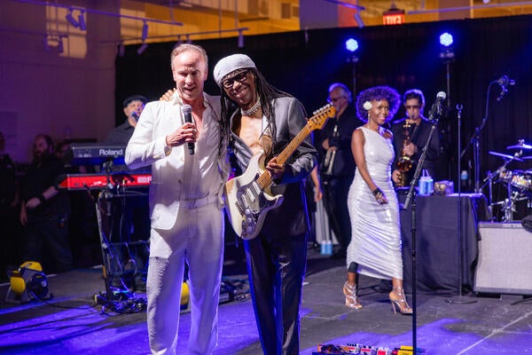 Alex Bernhardt Jr. and Nile Rodgers
