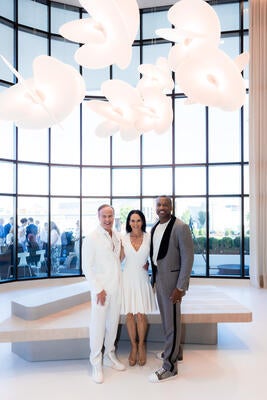 Alex Bernhardt Jr., Tavia Bernhardt and Reginald Franklin