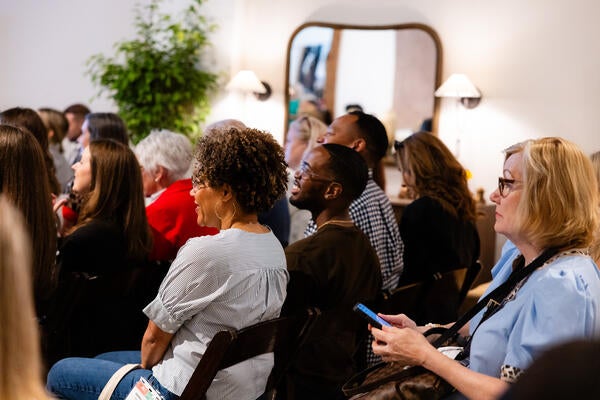 Designers listen as panelists share their business advice 