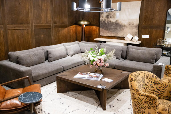A vignette from the Four Hands High Point showroom