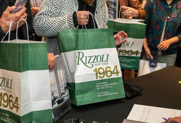 Books were available from Rizzoli