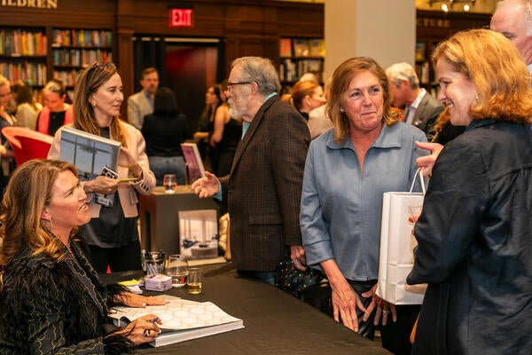 Kendall Wilkinson signed copies of her book, “Beauty All Around”