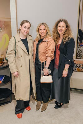 Head & Hand's Caitlyn Mailley and Sarah Lauren, with Frato’s Marta Pereira 