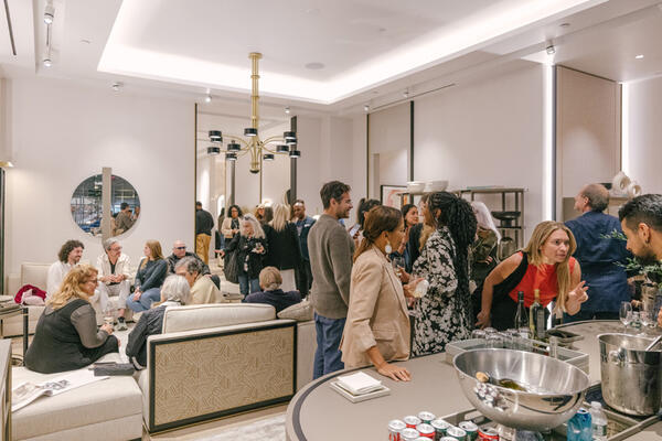 More than 150 guests attended designer Stephanie Sabbe’s book launch at Frato’s Park Avenue showroom