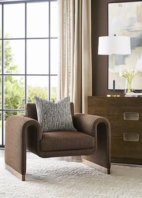 The rich Mocha finish on the Splendor stocked chest anchors a space with timeless style