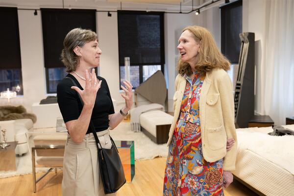 Patricia McCaul and Sarah Fletcher