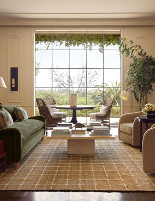 Beddow flat-weave jute rug