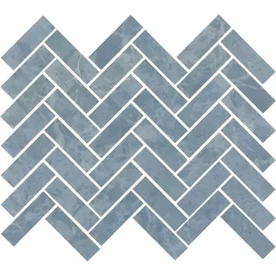 Laura Park Seaside Marble Herringbone porcelain mosaic wall and floor tile (684322)
