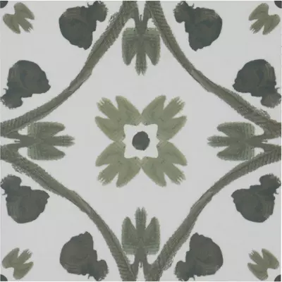 Laura Park Cosmo Forest Green 8-by-8-inch porcelain wall and floor tile (684384)