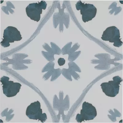 Laura Park Cosmo Aegean Blue 8-by-8-inch porcelain wall and floor tile (684385)
