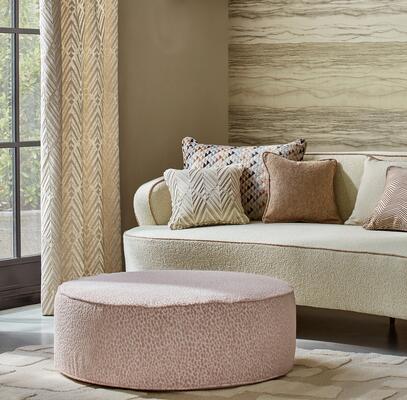 Ottoman: Lacuna performance fabric