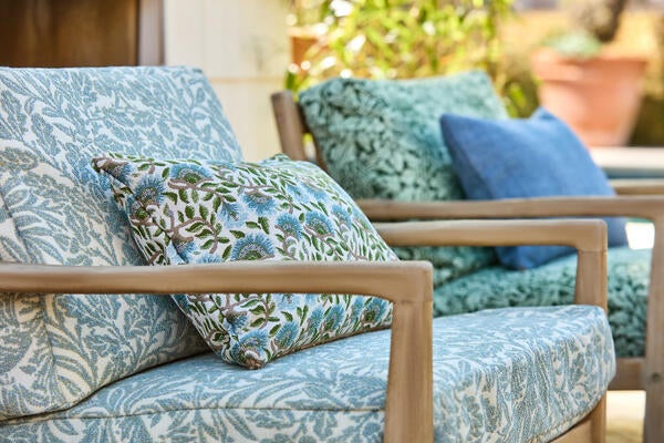 Morris & Co. indoor-outdoor weaves honor the legacy of the Arts and Crafts movement