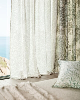 Pure Acorn and The Brook as draperies