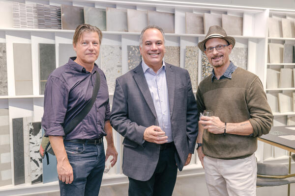 Peter Guelle, John Tudisco and Lawrence Lambert