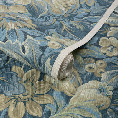 New wallcovering in Whitley Hall by Lee Jofa