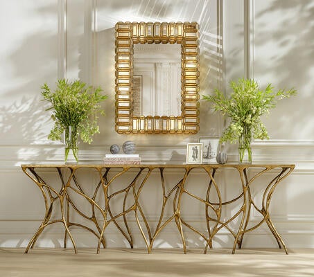 Aldrich console, Mae mirror, Saul object