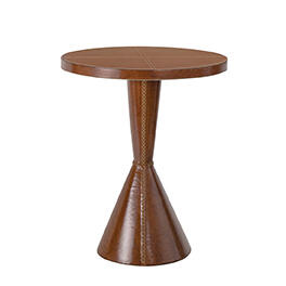 Gabe leather accent table