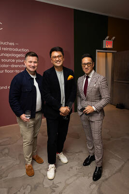 Nick Olsen, Benjamin Reynaert and Eric Chang