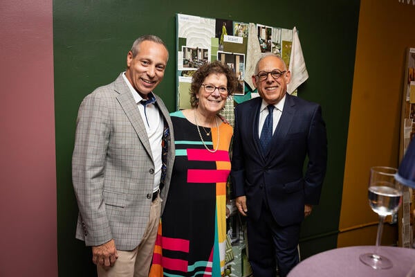 Jose Veliz, Ellen Kravet and Anthony Baratta