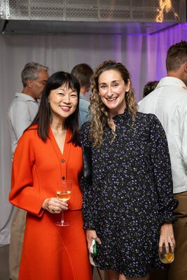 Young Huh with Kravet’s Audrey Margarite