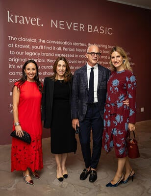 Alana Moskowitz, Jennifer Cohler Mason, Phillip Thomas and Elle Decor’s Elisa Lipsky-Karasz