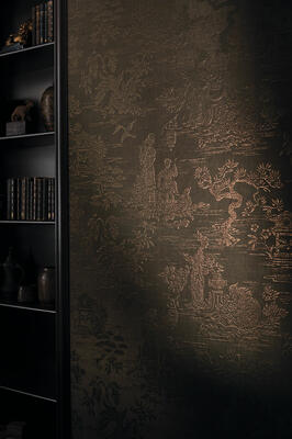 Isenzo wallcovering in Tonka