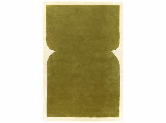 Rook rug in Green Olive