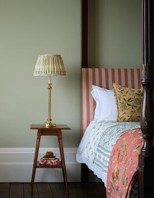 Bedwyn candlestick table lamp: Inspired by a 19th century Arts and Crafts candlestick