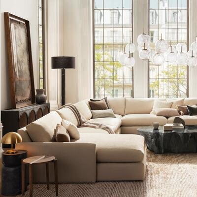 A spacious, style-focused design with upholstery that’s made to withstand everyday life 