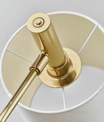 Tangley floor lamp: The lampshade can be angled, allowing even greater flexibility