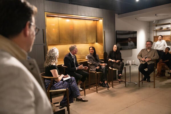 Lila Allen, David Rau, Holly Hayden Taylor, Jennifer Daniels and Mark Olthoff