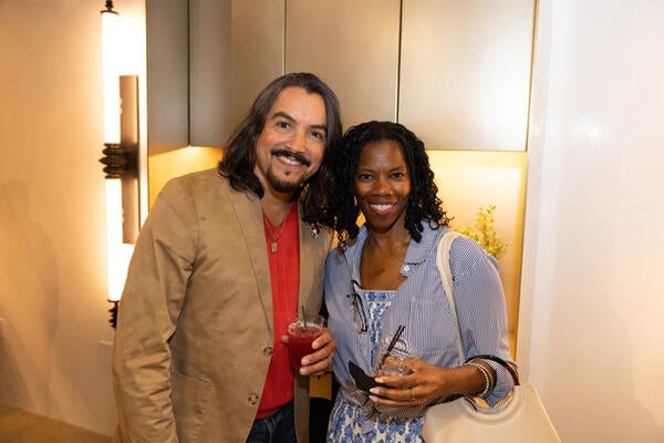 David Santiago and Janet Robinson