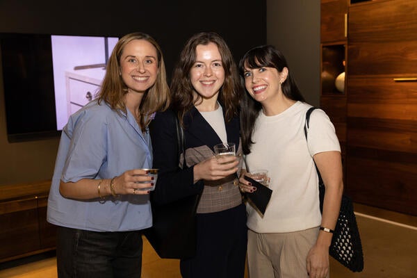 Paige McKinney, Ashton Geary and Kira MacLean of Jeremiah Brent Interiors