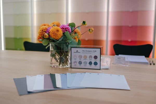 Showroom host Benjamin Moore put together “The Designer Edit,” an exclusively curated color palette for the NKBA