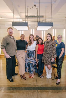 Brad Thornton, Kelly Collier-Clark, Lucy O’Brien, Ashi Waliany, Kathleen Walsh and Christine Carney