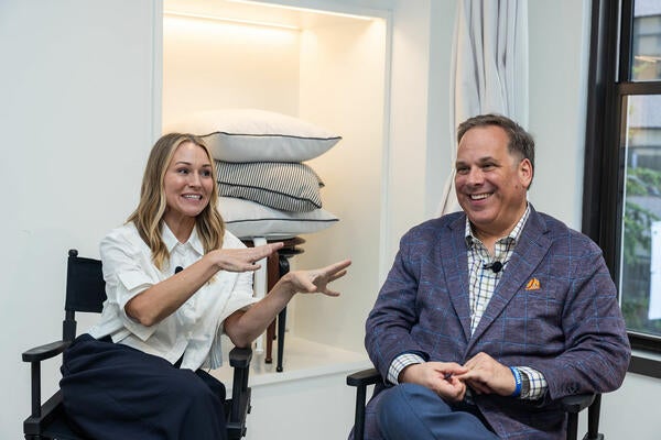 Victoria Sass and John Cialone