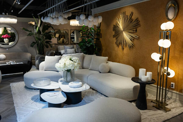 A vignette in Eichholtz’s Manhattan showroom