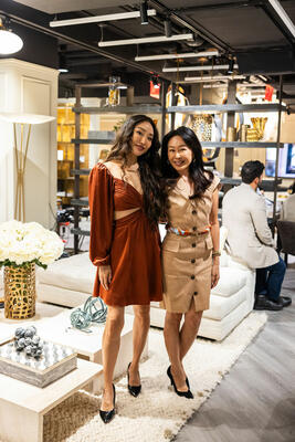 Michelle Park of NBC and Niki Cheng of Eichholtz Manhattan