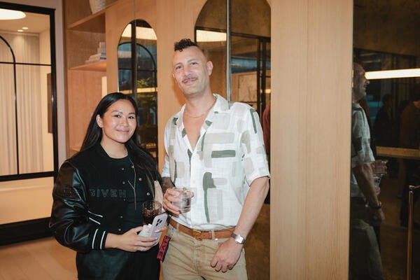 Alysia Caparros and Nathan Stiers