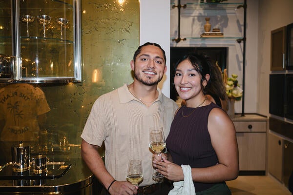 Javi Galban and Selena Compos