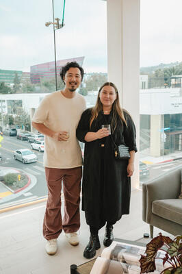 Ted Chung and Sarah West