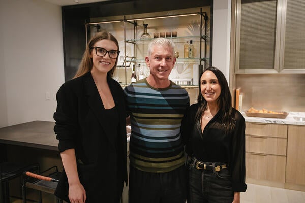 Victoria McDougal, John McIlwee and Jamie Glushon